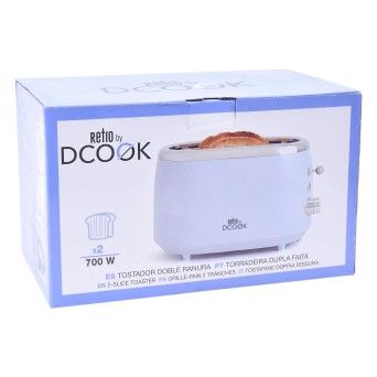 TORRADEIRA DUPLA 700W RETRO BY DCOOK