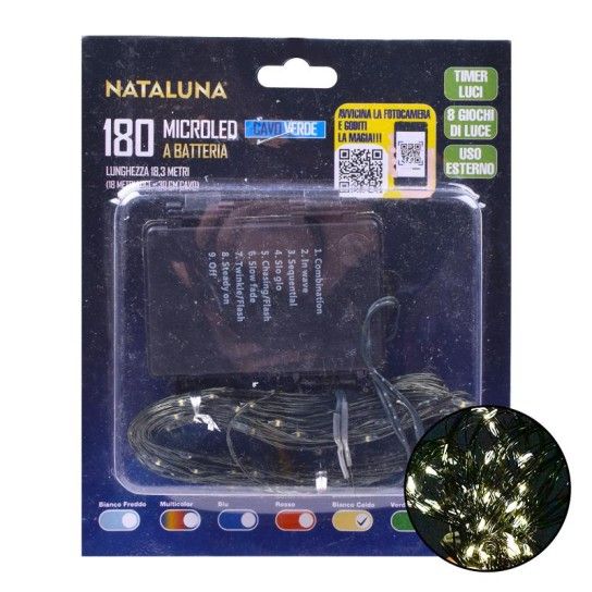 SERIE NATAL 180MICROLED 18MT TEMP. OURO