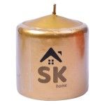 VELA PILLAR 7X7,5CM OURO CX36 VELA PILLAR 7X7,5CM OURO CX36