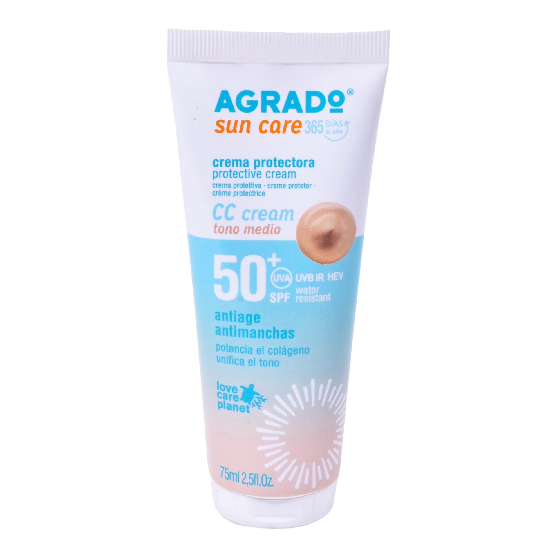 CC CREAM ANTIMANCHA AGRADO SPF50+ 75ML CC CREAM ANTIMANCHA AGRADO SPF50+ 75ML