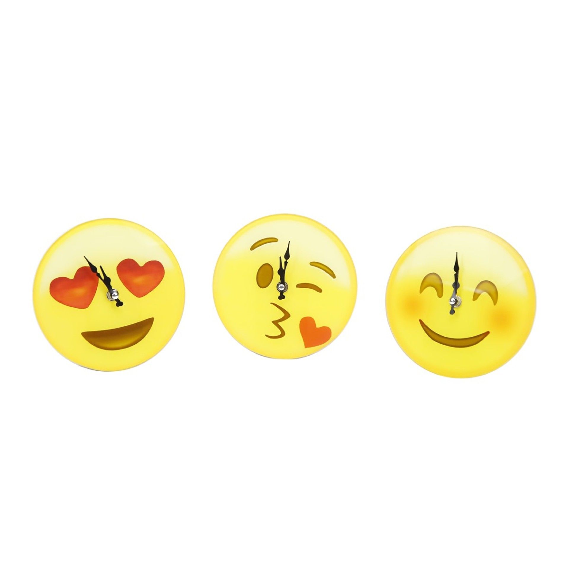 RELOGIO PAREDE EMOJI 17CM REF 185331 RELOGIO PAREDE EMOJI 17CM REF 185331