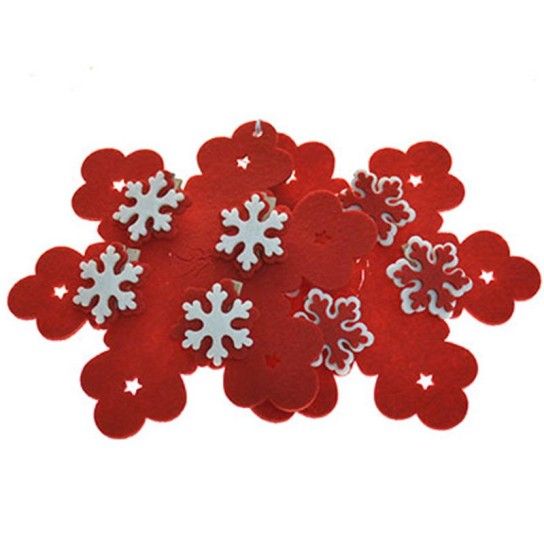 FLOCO NEVE FELTRO C/ 4 MOLAS 5040384 LUNA