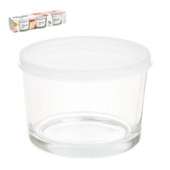SET 3 RECIPIENTES VIDRO 200 ML