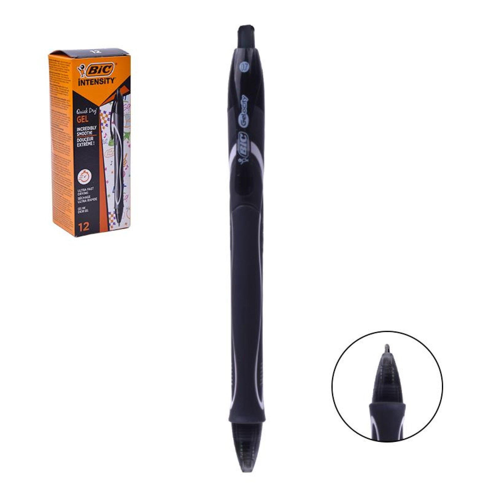 BIC CANETA GEL-OCITY PRETA CX12 BIC CANETA GEL-OCITY PRETA CX12