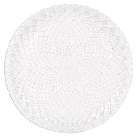 PRATO VIDRO DIAMOND 27CM CX6
