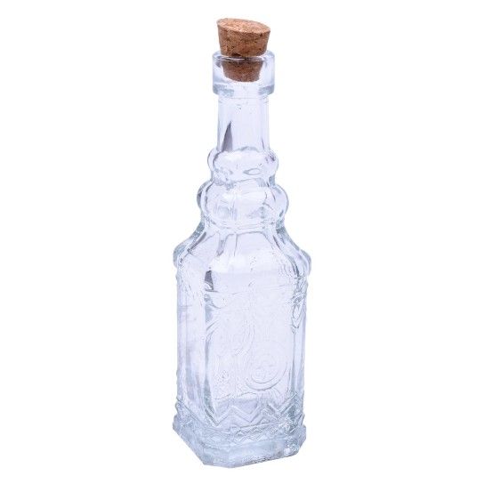 GARRAFA VIDRO MINI QUADRADA 12CM