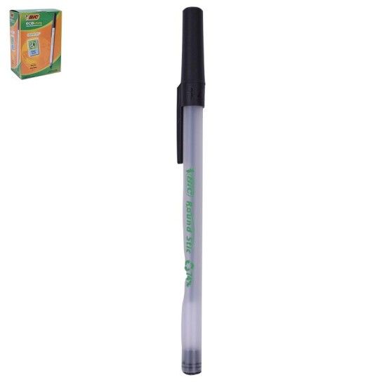 CANETA BIC RND STIC PRETA 60 UNI