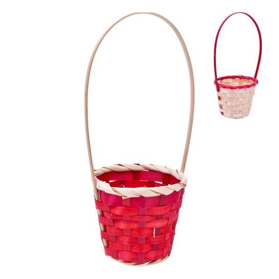 FLORISTA VIME PEQ BRANCA/ROSA