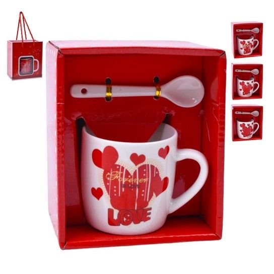 SET CANECA E COLHER 7,2X7,2 2645-109-16 CX120