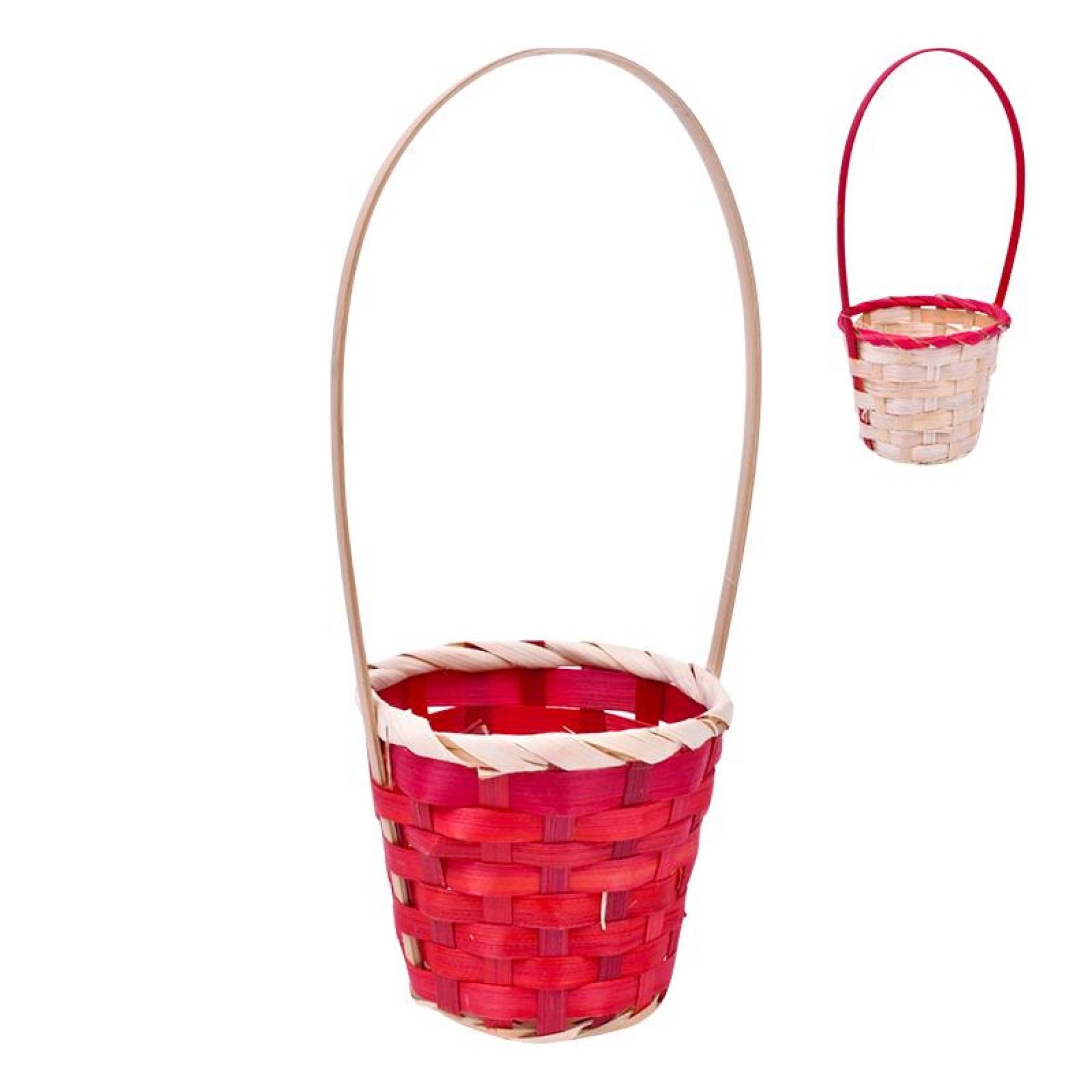 FLORISTA VIME PEQ BRANCA/ROSA