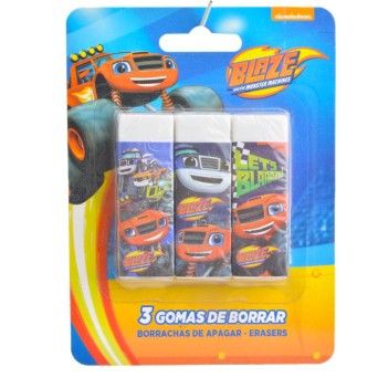 CONJ. 3 BORRACHAS BLAZE 40485