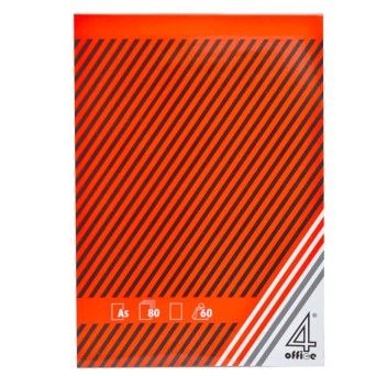 BLOCO PAPEL A5 80FLS LISO
