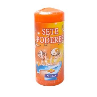 VELA SETE PODERES 12X4,5CM