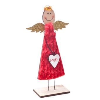 ANJO MADEIRA NATAL VRM. 19CM