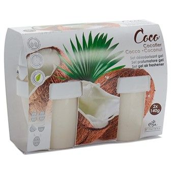 AMBIENTADOR GEL COCO 2X140G 56490