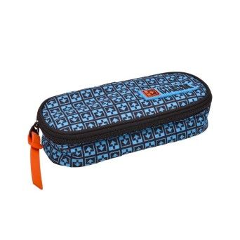 ESTOJO RECT PATTERN BLUE INVERSE