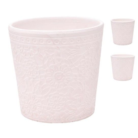 VASO CERAMICA BRANCO 25215