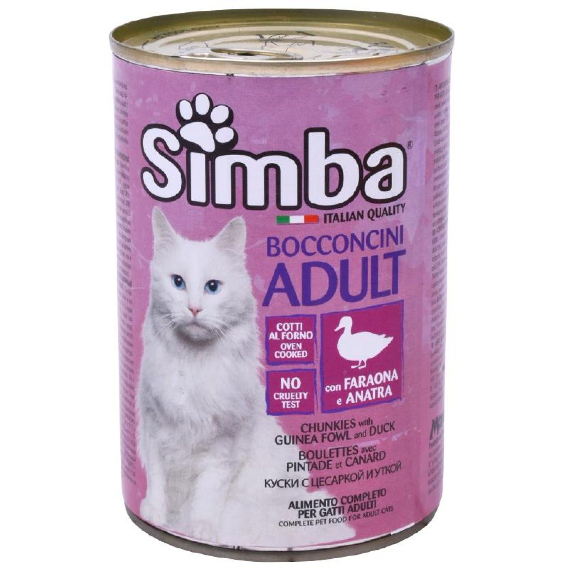SIMBA GATO C/ CARNE DE AVES 415GR SIMBA GATO C/ CARNE DE AVES 415GR