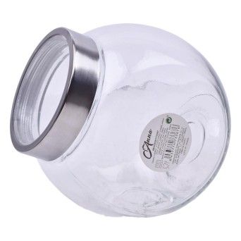 FRASCO VIDRO 2 POSI TAMPA METAL 2,2L ANNA