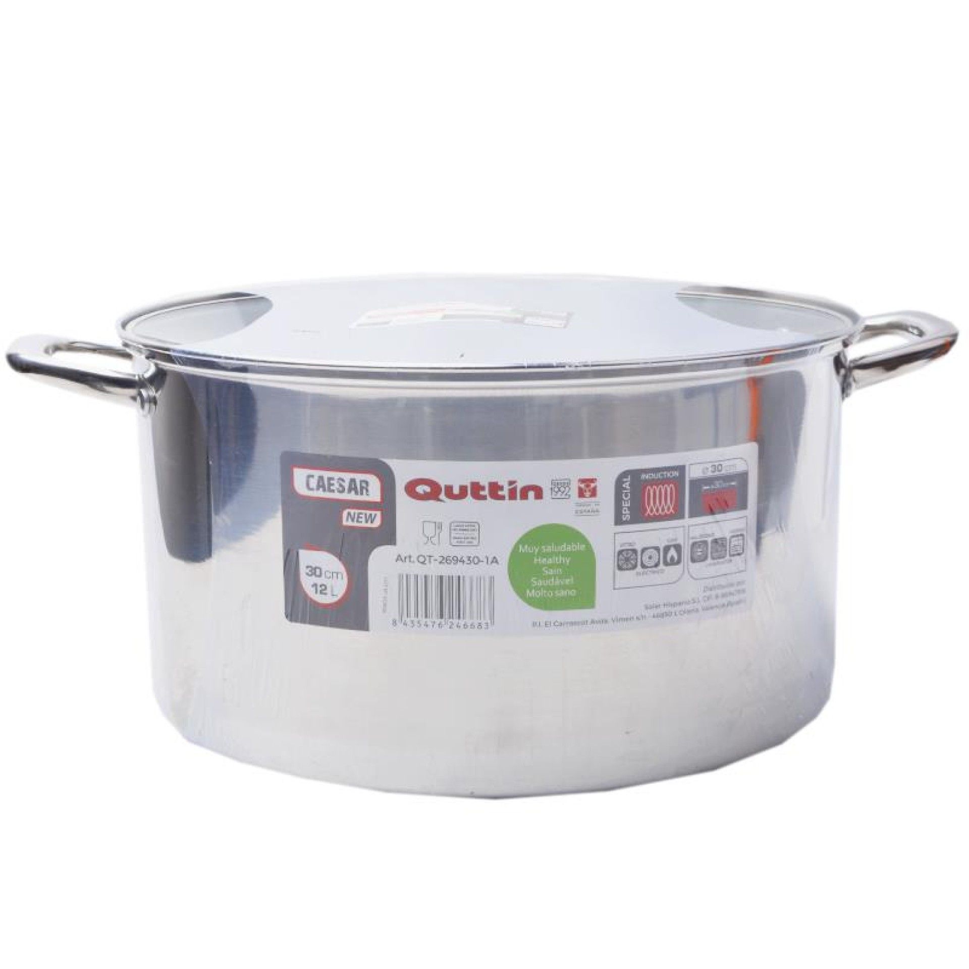 PANELA INOX INDU�AO 30CM 269430-1A CX2