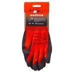 LUVAS TRABALHO NYLON VERMELHA T-7 LUVAS TRABALHO NYLON VERMELHA T-7