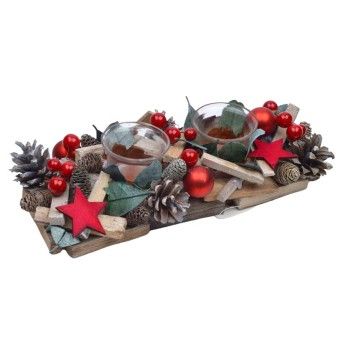 PORTA VELAS NATAL 2300-522B-30