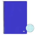CADERNO CAPA AZUL A4 QUAD 953-06 CX24