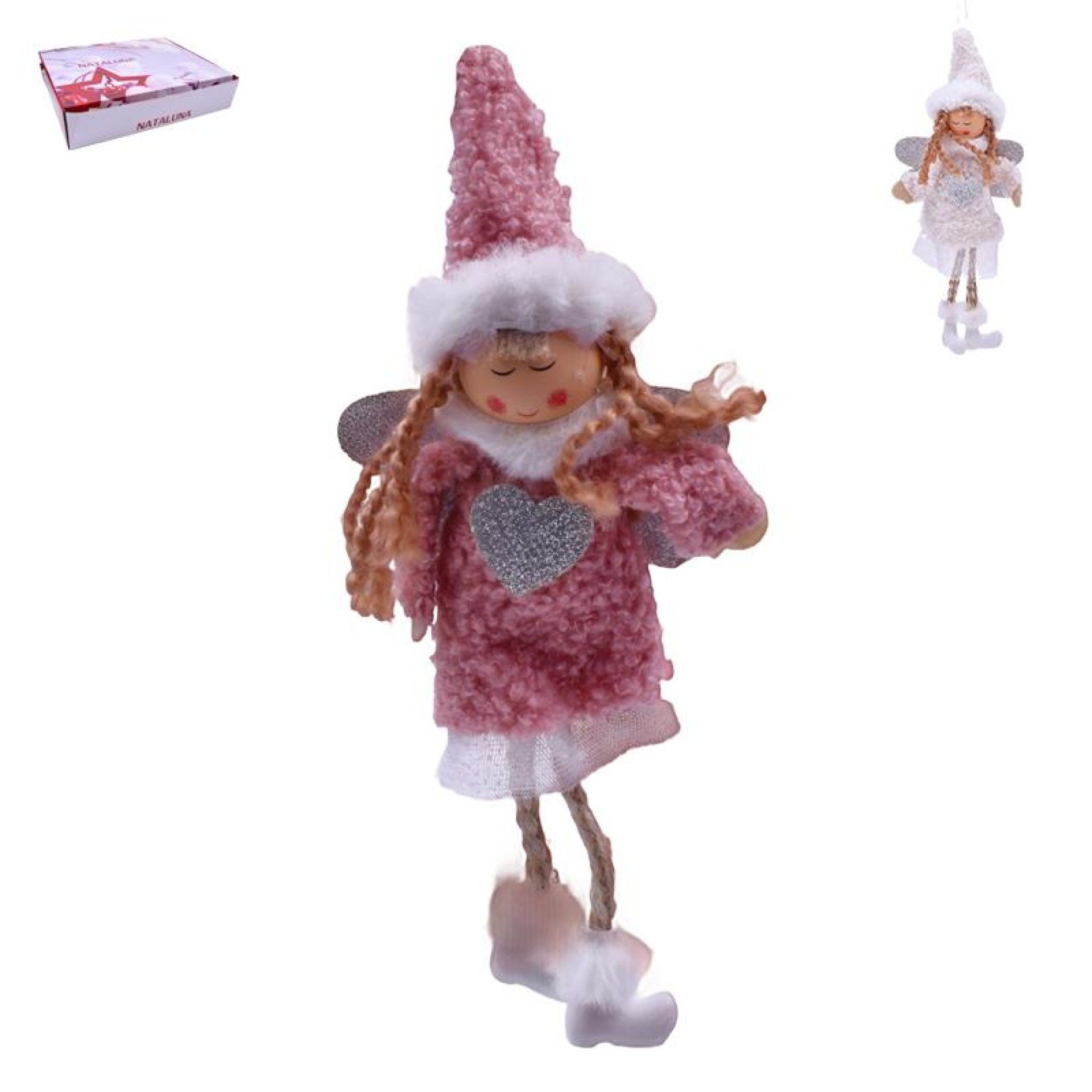 BONECA DE PENDURAR 3COR 22CM M95447-2 BONECA DE PENDURAR 3COR 22CM M95447-2