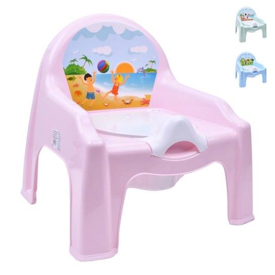 CADEIRA POTE INFANTIL COR PASTEL