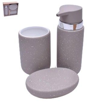 CONJ.WC PORCELANA 3 PCS 2383-103-01 CX24