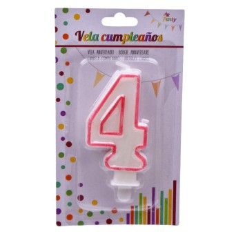 VELA ANIVERSARIO NUMERO 4 22180