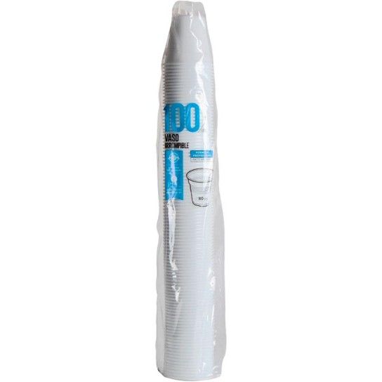 COPO CAFE PLASTICO 80CC 100UNI