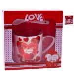 SET CANECA E COLHER 8,2X6,8 2645-108-02 CX96