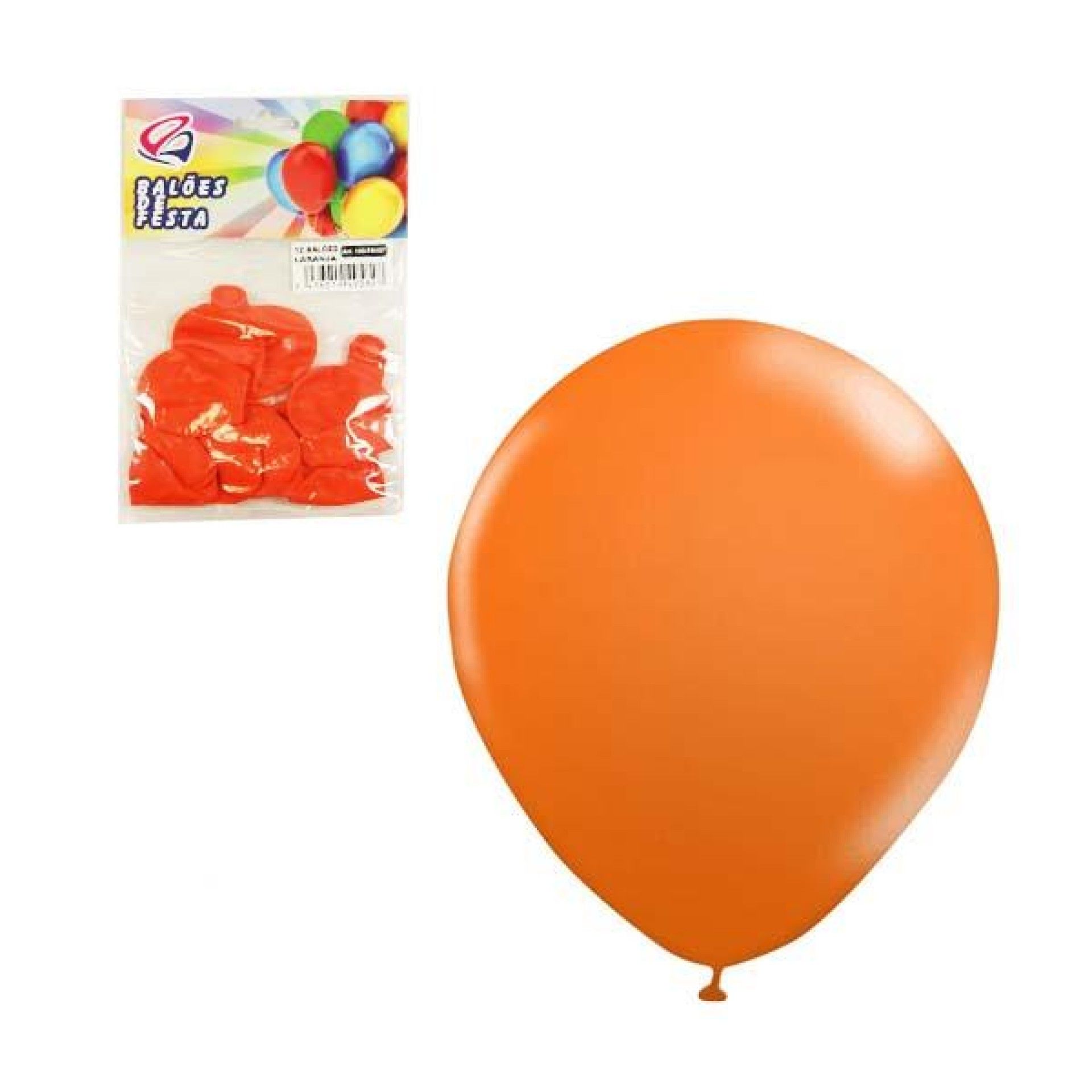 BALOES LARANJA 12UNI 190-PA107 BALOES LARANJA 12UNI 190-PA107