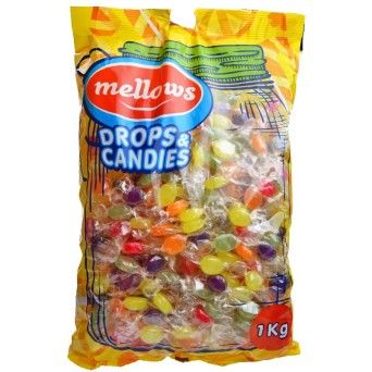 REBUADOS MELLOWS MINI FRUTA 1KG