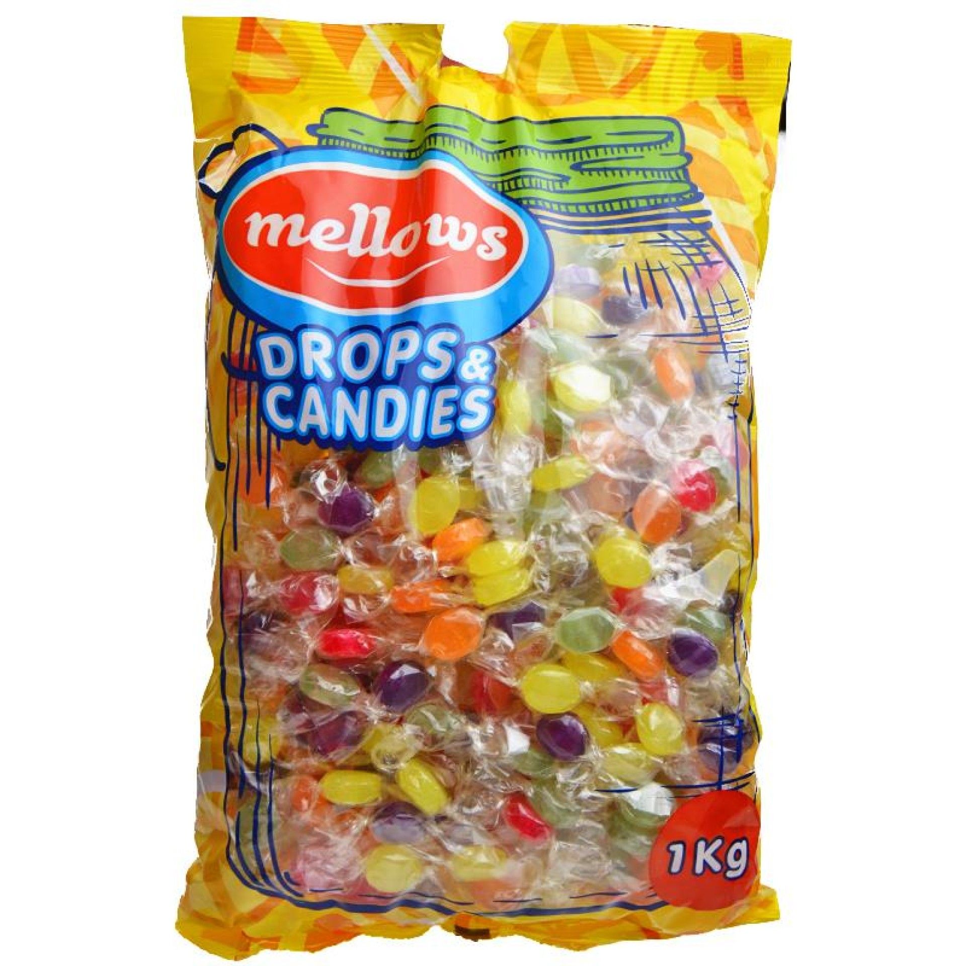 REBUÇADOS MELLOWS MINI FRUTA 1KG REBUÇADOS MELLOWS MINI FRUTA 1KG