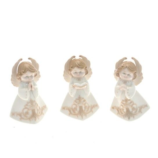 ANJO PORCELANA 13CM 50431175 LUNA