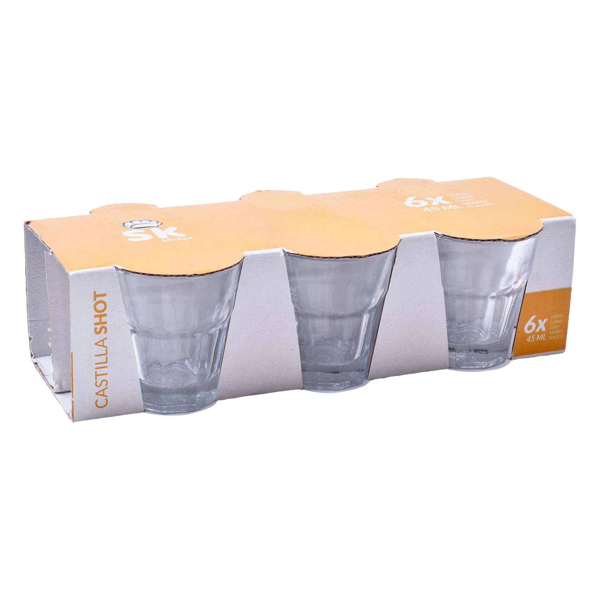 COPO SHOT CASTILLA SET6UN 45ML COPO SHOT CASTILLA SET6UN 45ML