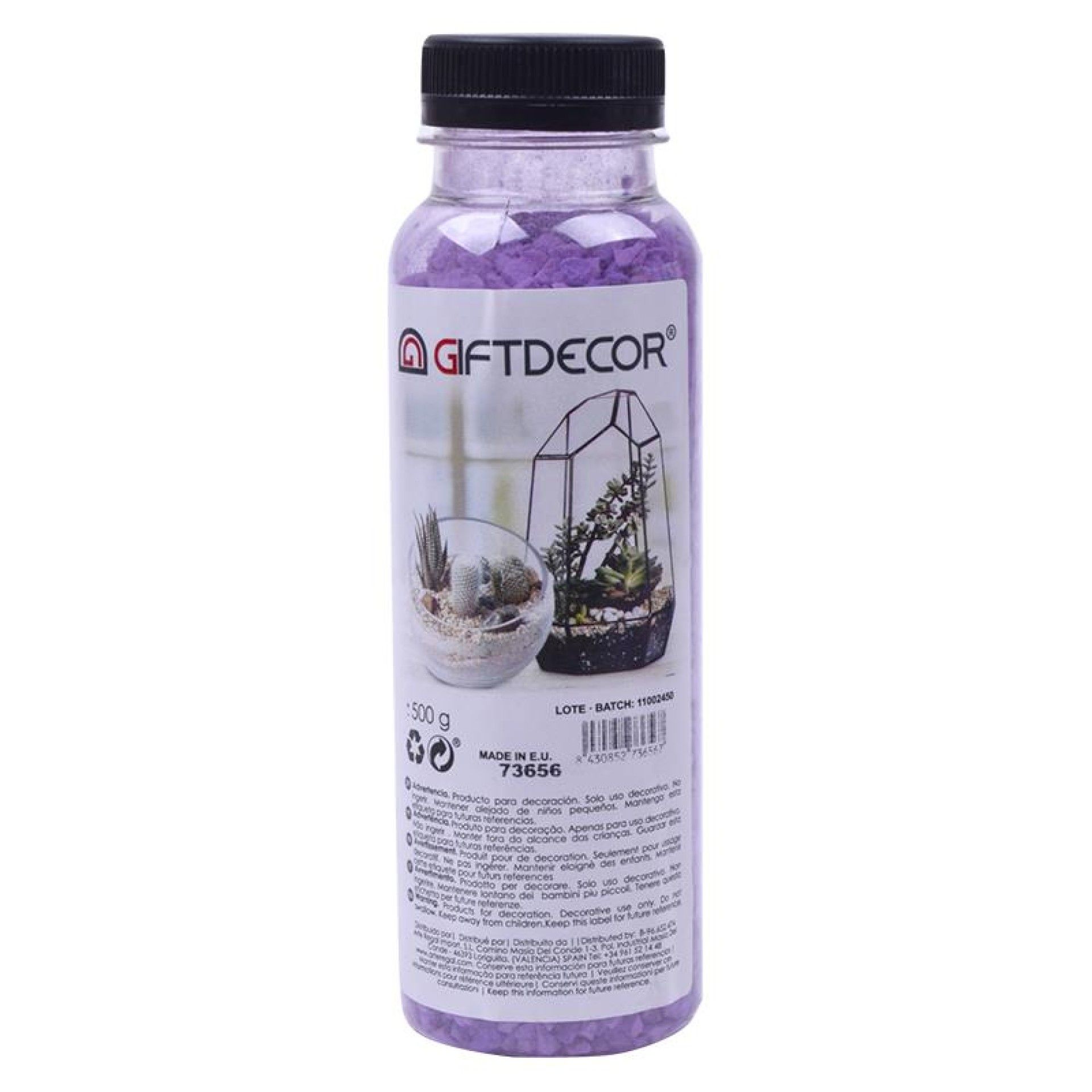 FRASCO PEDRAS DEC. 500GRS 73656