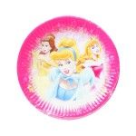PRATO PAPEL PRINCESAS 20CM 10UNI PRATO PAPEL PRINCESAS 20CM 10UNI