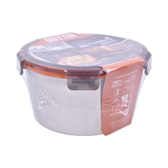 CAIXA HERMETICA 1000ML INOX
