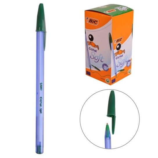 CANETA BIC CRISTAL SOFT VRD Q50)