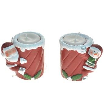 VELA PAI NATAL/BONECO CERAM. 24997277 LUNA