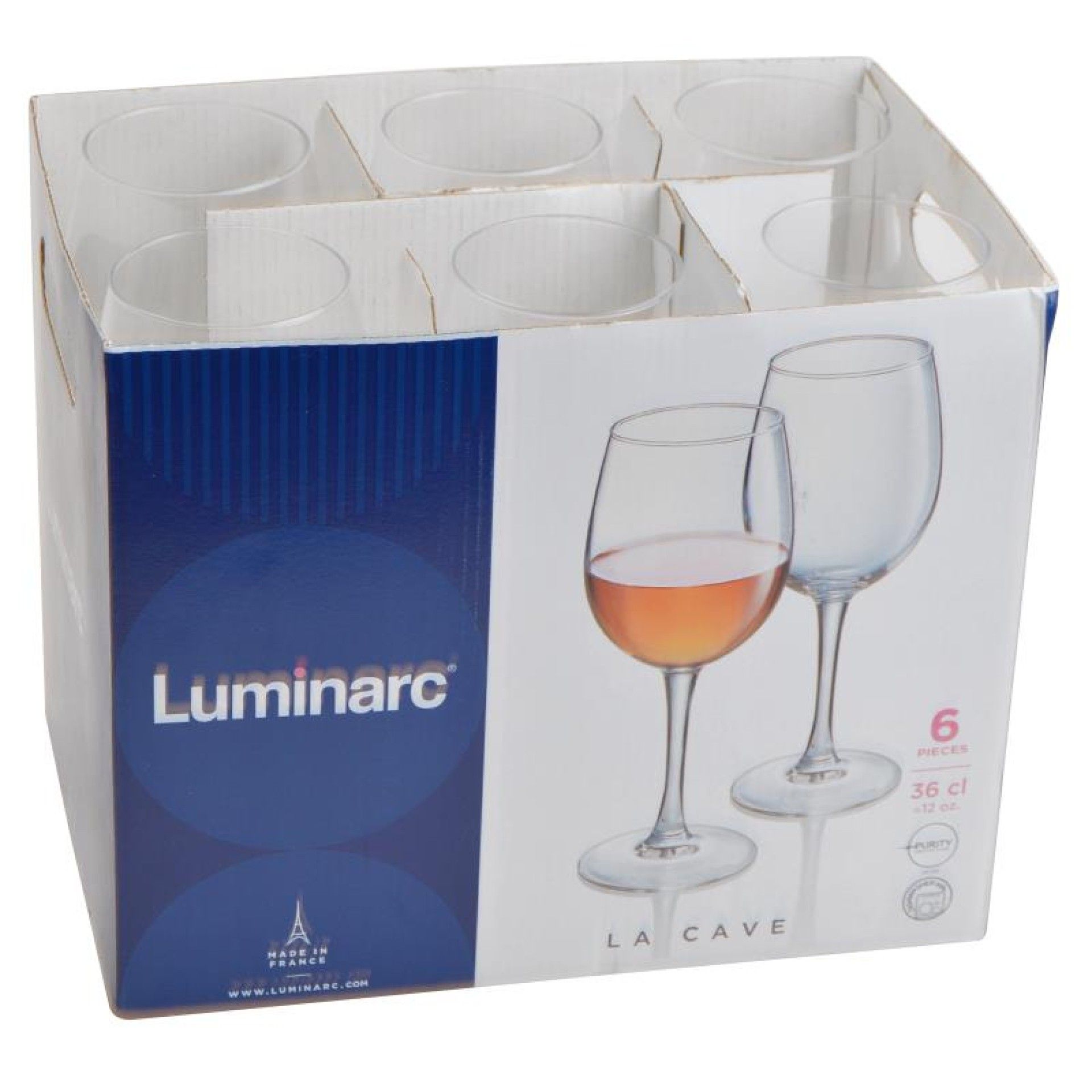 CONJ. 6 COPOS 36CL LA CAVE LUMINARC CONJ. 6 COPOS 36CL LA CAVE LUMINARC