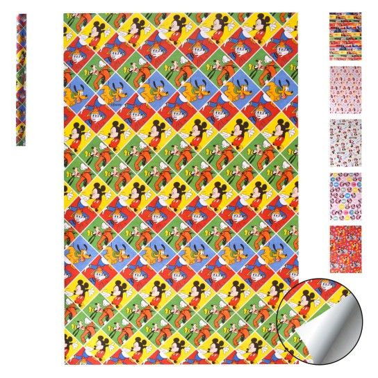 PAPEL EMBRULHO DISNEY 70200CM CX60 PAPEL EMBRULHO DISNEY 70200CM CX60