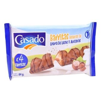 CASADO WAFER CREME E AVELA 4UN 84GR