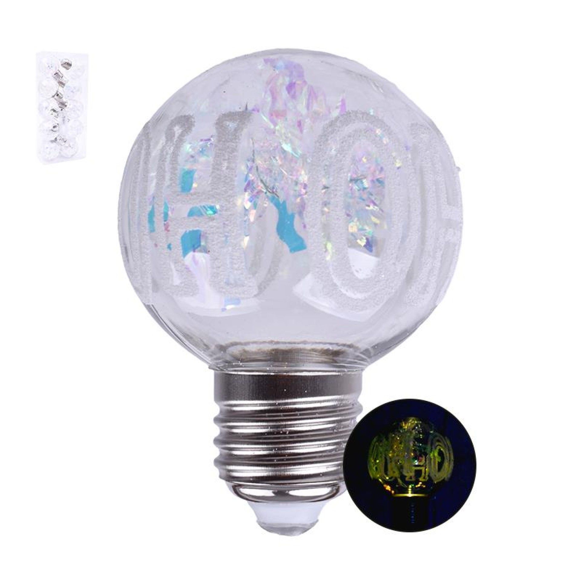 FIO BOLA NATAL 6CM C/LUZ 2588-201-01 CX60 FIO BOLA NATAL 6CM C/LUZ 2588-201-01 CX60