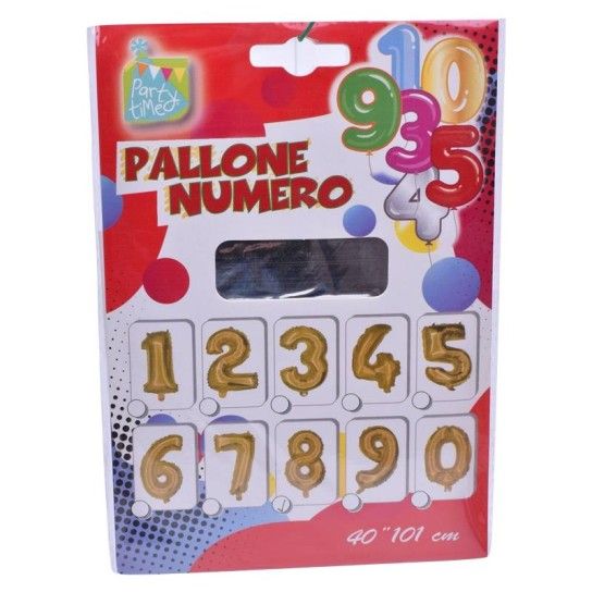 BALAO NUMERO  8  PRATA  C/101 CM