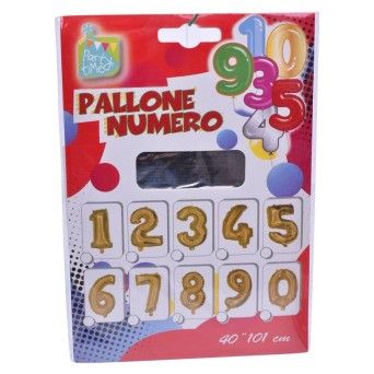 BALAO NUMERO  8  PRATA  C/101 CM