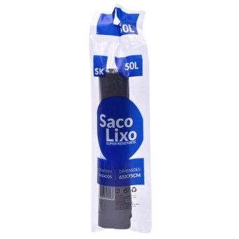 SACOS LIXO 65X75 50L 10UNI
